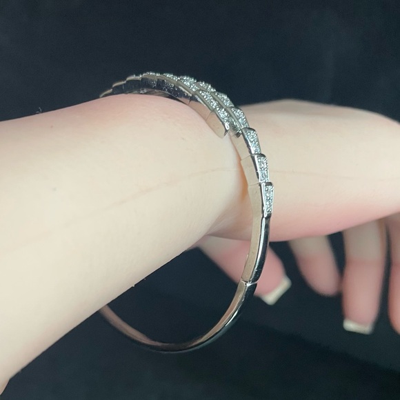 Serpentine set bracelet and earrings - Picture 10 of 15